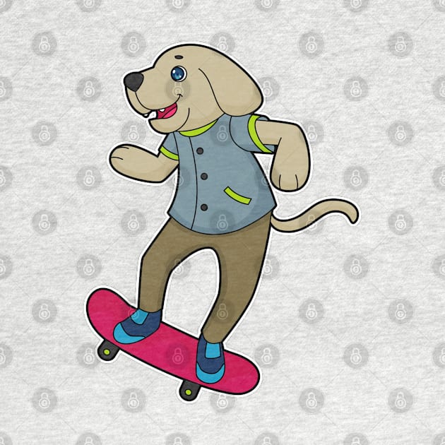 Dog Skater Skateboard by Markus Schnabel